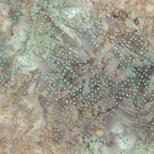 Grey Stone Wave Dots Cotton 44"/45" Fabric Per Yard Benartex Inc