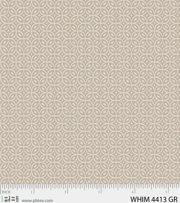 Grey Taupe Whimsy Optic 44"/45" Fabric Per Yard - Linda's Electric Quilters