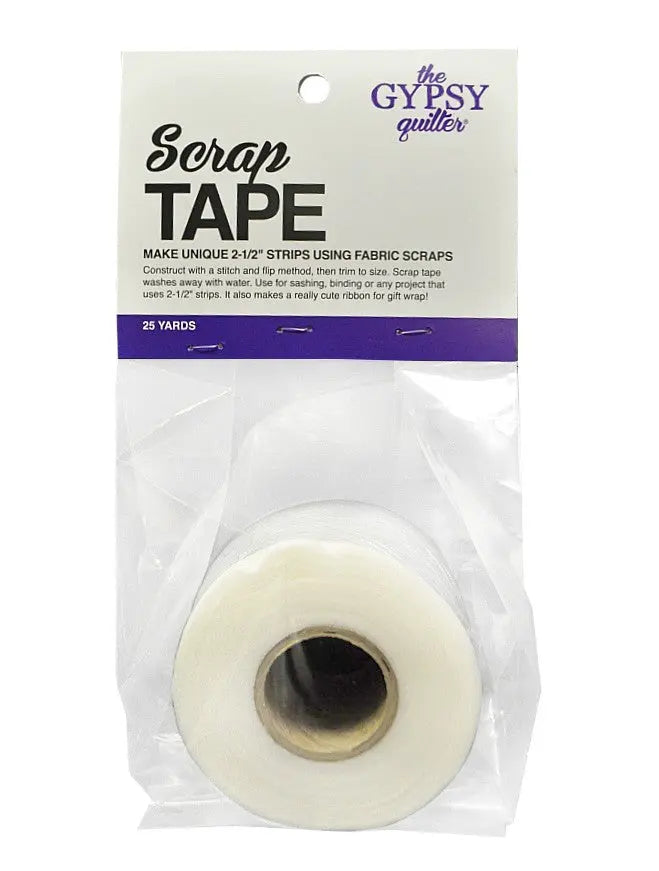 Gypsy Quilter Scrap Tape 2-1/2in x 25yds - Linda's Electric Quilters