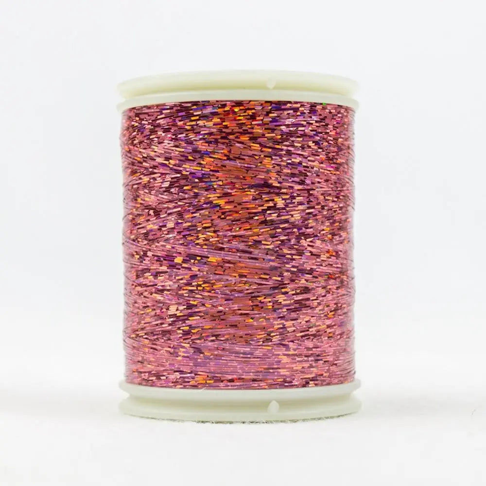 HC8154 - Hologram™ Polyester Slitted Red Thread WonderFil USA
