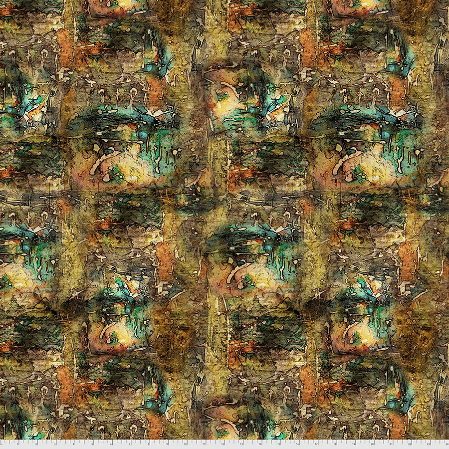 Tim Holtz Eclectic Element Abandoned Dropcloth Multi 45' wide fabric per yard