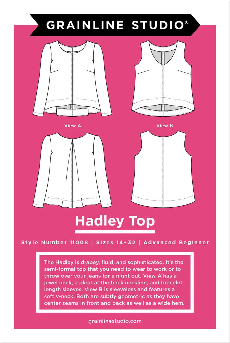 Hadley Sizes 14-32 - Linda's Electric Quilters