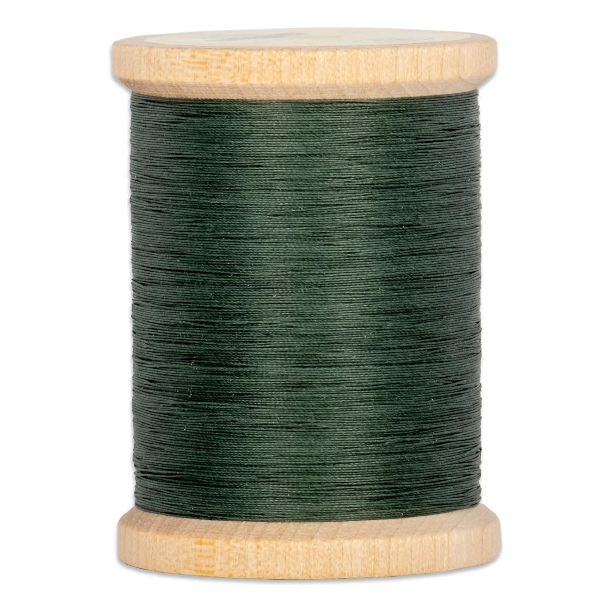 Hand Quilting Thread #010 - Green Wooden Spool YLI Threads