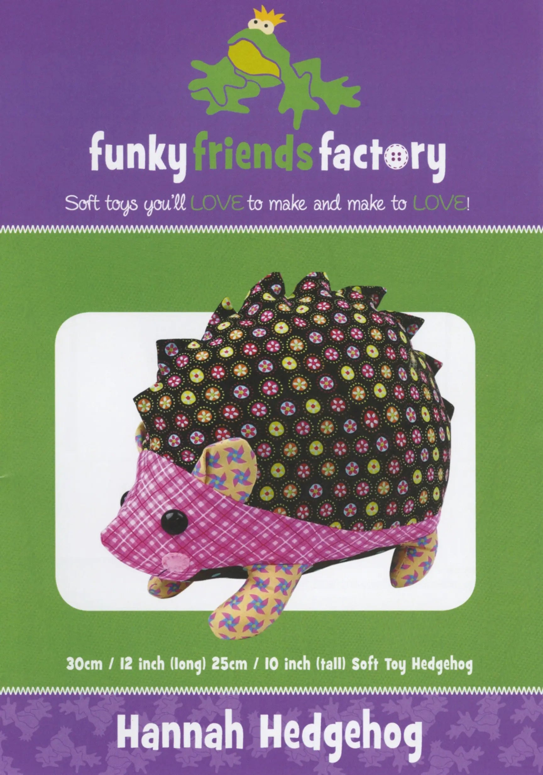 Hannah Hedgehog - Linda's Electric Quilters