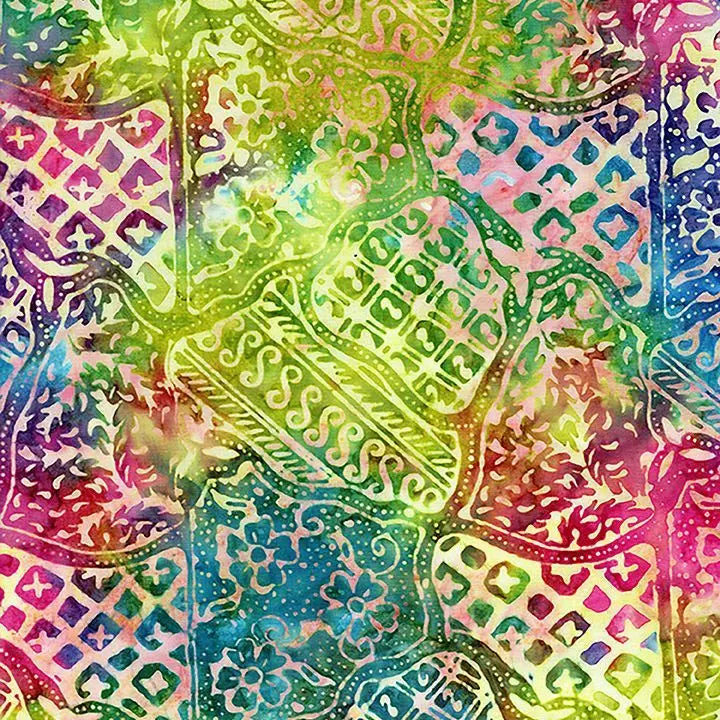 Happy Starflowers & Dots Cotton Wideback Fabric per yard Timeless Treasures