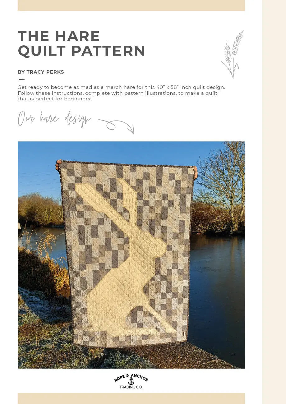Hare Quilt Pattern - Linda's Electric Quilters