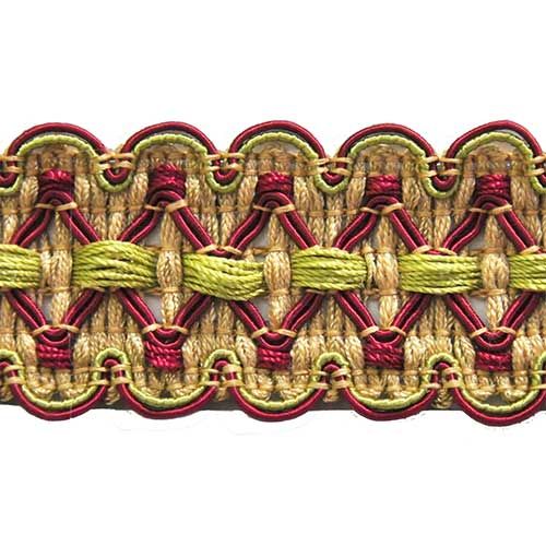 Harmony - 1 1/2" width Braided Trim (25 Yard Roll) - BR-759-17-09