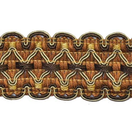 Harmony - 1 1/2" width Braided Trim (25 Yard Roll) - BR-759-18-82