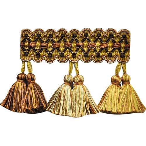 Harmony - 3 1/2" Length DOUBLE TASSEL FRINGE-BF-126-06-38