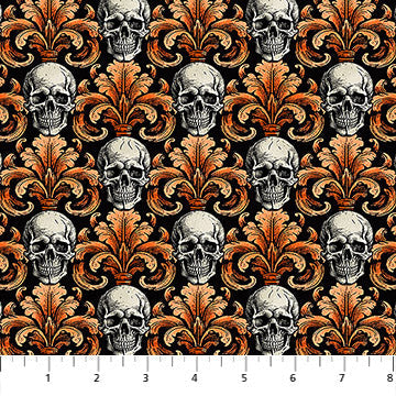Haunted Hollow Life Of Theparty Halloween 44"/45" Cotton Fabric Per Yard