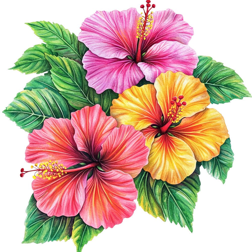 Hawaiian Paradise Fabric Panel 6 QuiltingFabricPanels