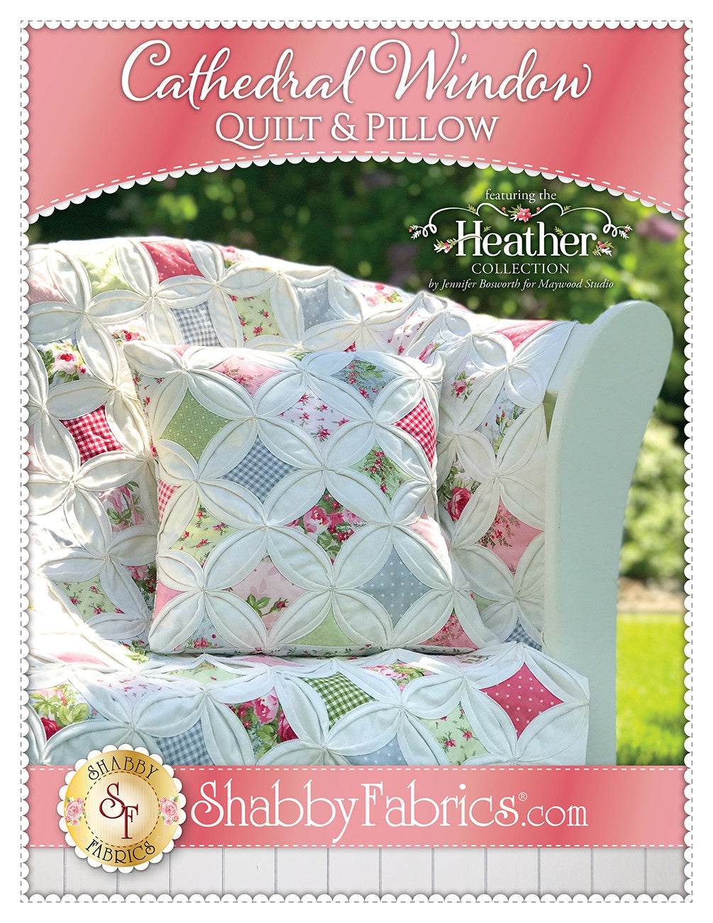 Heather Cathedral Window Quilt