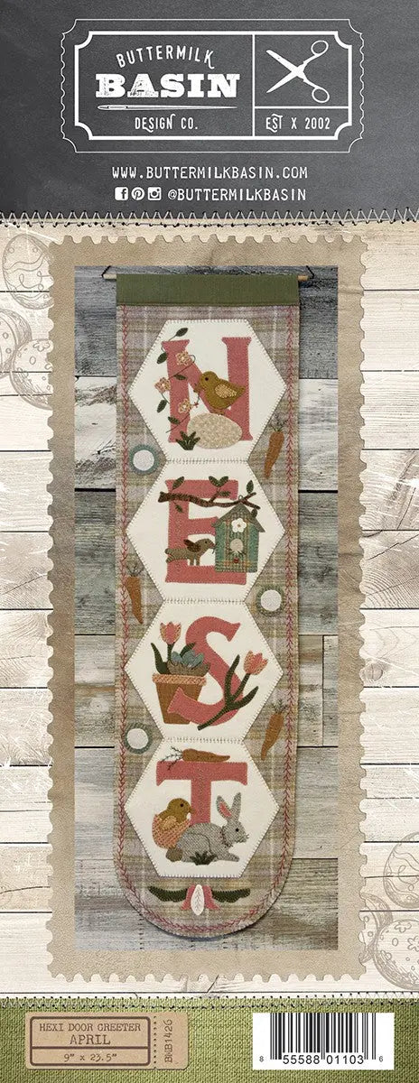 Hexi Door Greeter - April Checker Distributor