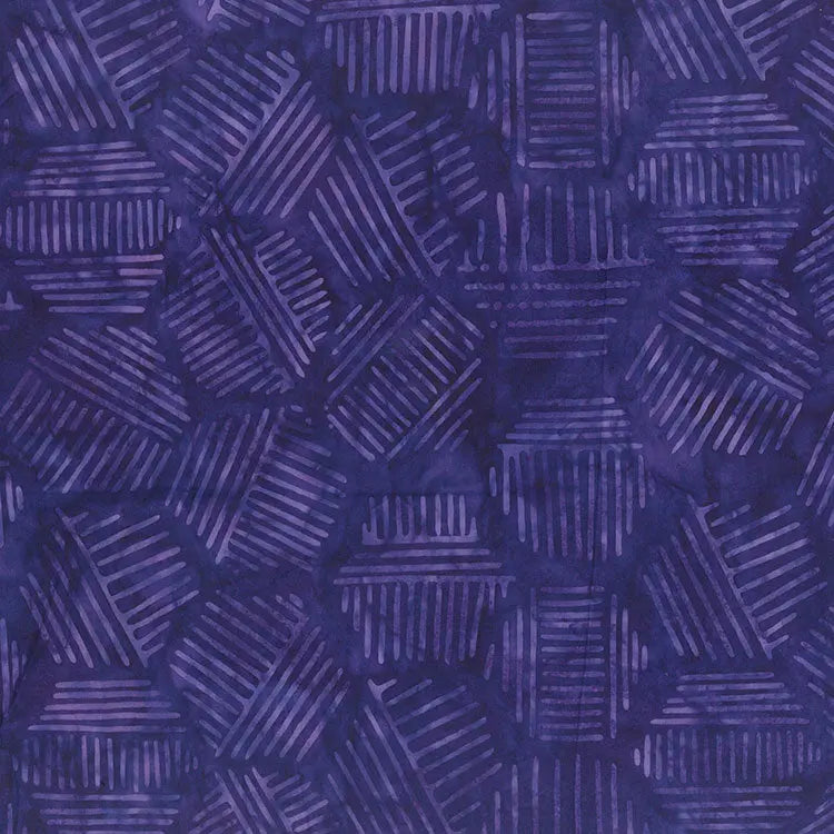 Hexies Eggplant 81700-86 Cotton 44"/45" Fabric Per Yard Northcott