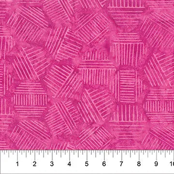 Hexies Magenta 81700-27 Cotton 44"/45" Fabric Per Yard Northcott