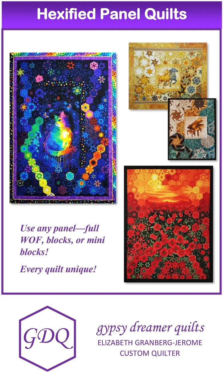 Hexified Panel Quilts - Linda's Electric Quilters