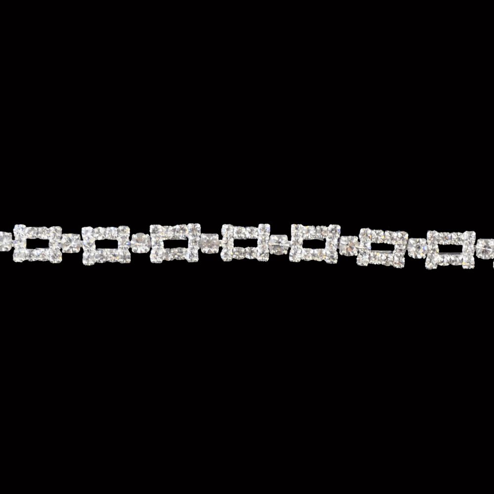 High End Rhinestone Trimmings -5/16" Width-BR-434