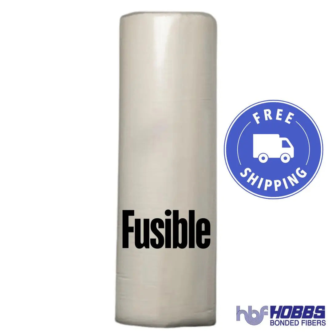 Hobbs FUSIBLE Heirloom Batting 96" Wide Batting Roll - 30 Yards Hobbs Bonded Fibers