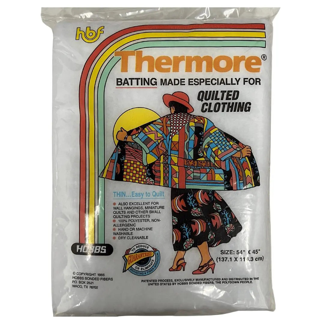 Hobbs Thermore Polyester Batting Package Hobbs Bonded Fibers