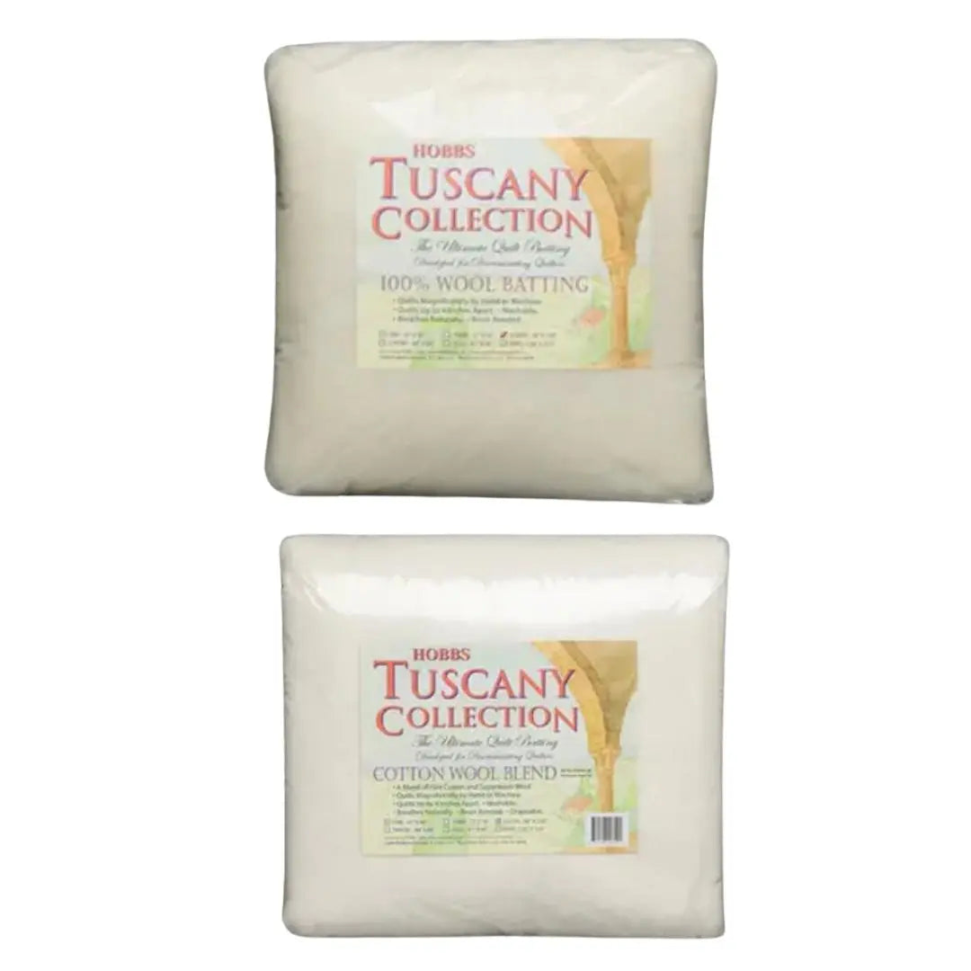 Hobbs Tuscany Wool Batting Queen Size Bundle Set - Linda's Electric Quilters