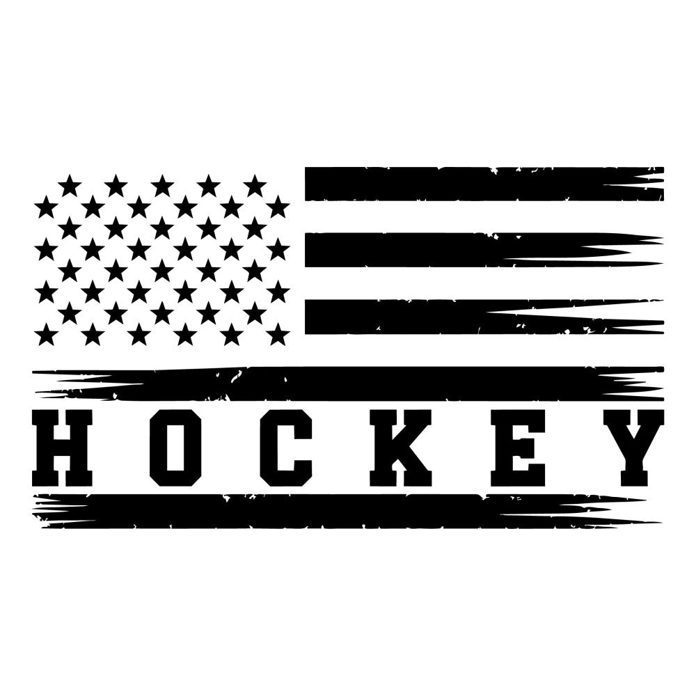Hockey Silhouettes Fabric Panel 4