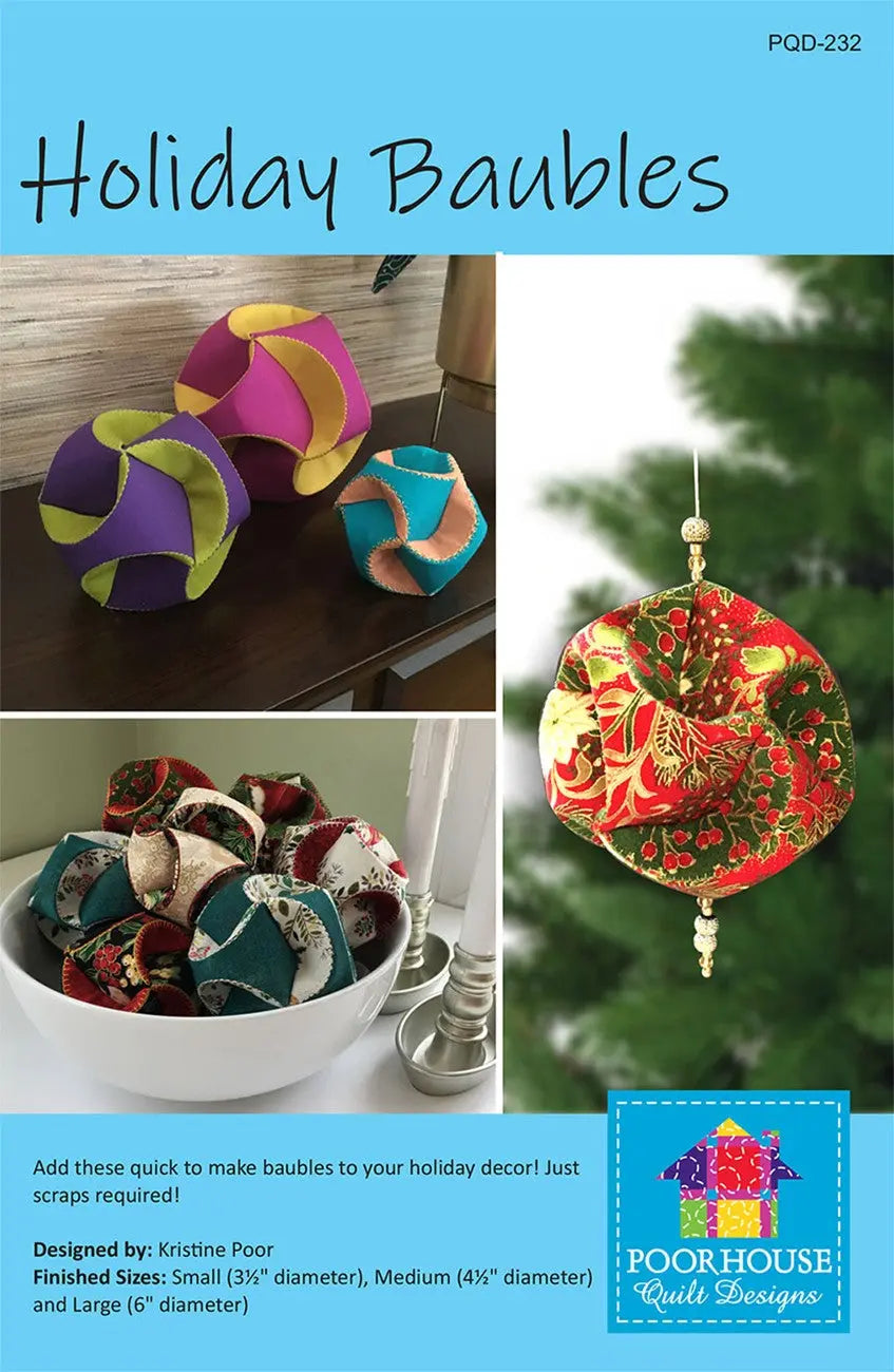 Holiday Baubles - Linda's Electric Quilters