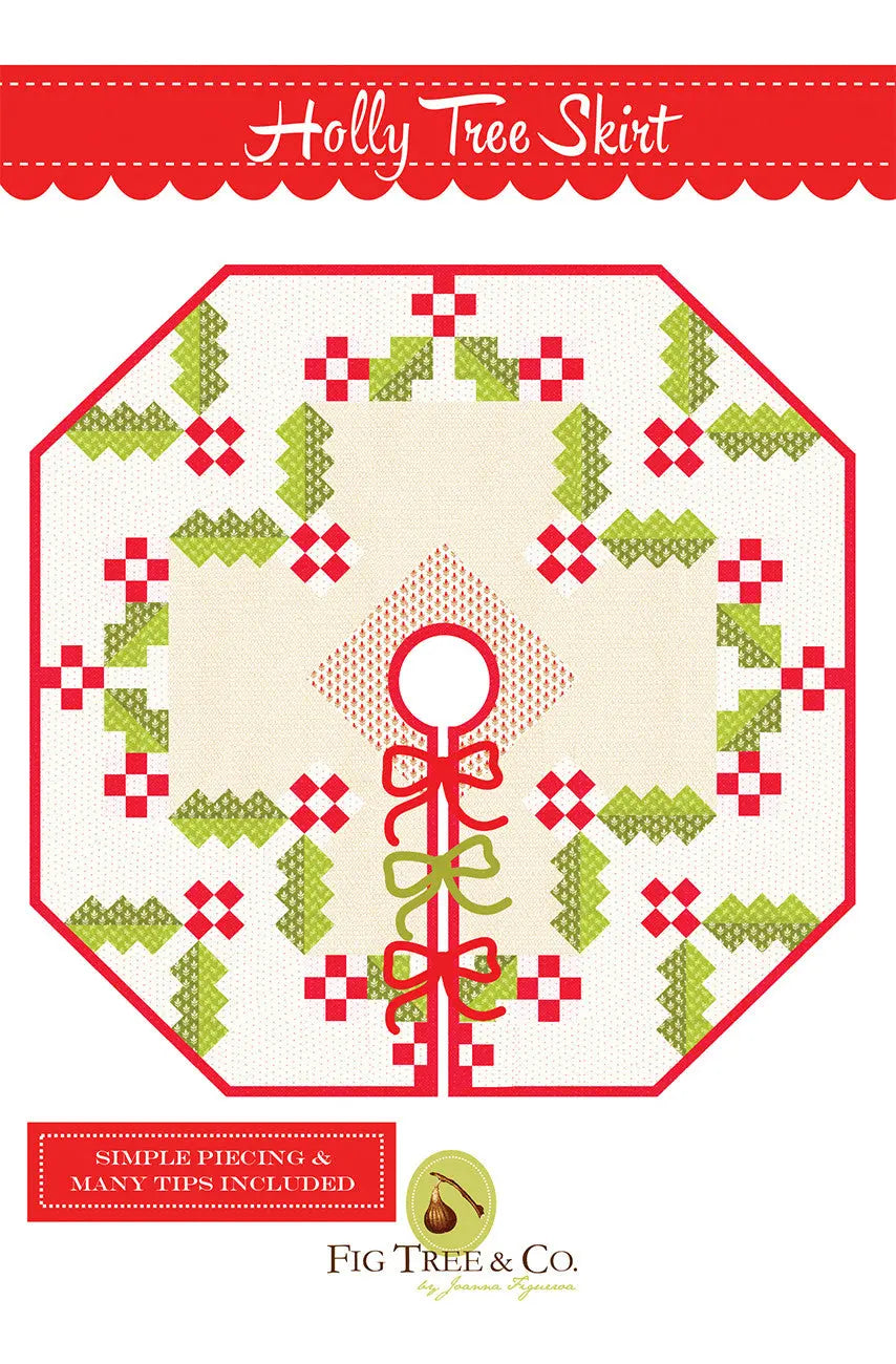 Holly Tree Skirt - Linda's Electric Quilters