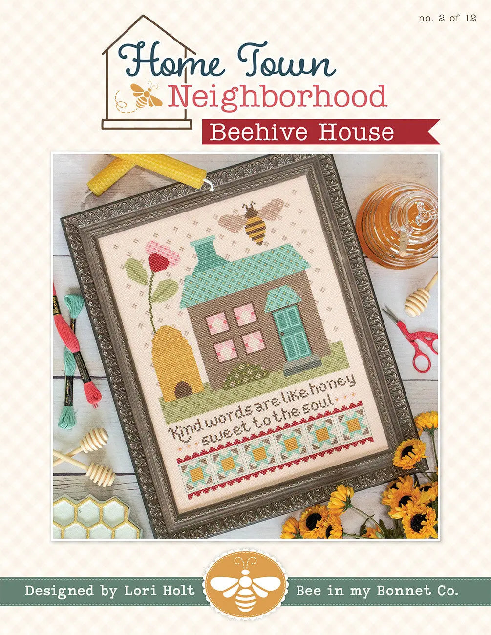 Home Town Neighborhood Beehive House April 2024 - Linda's Electric Quilters
