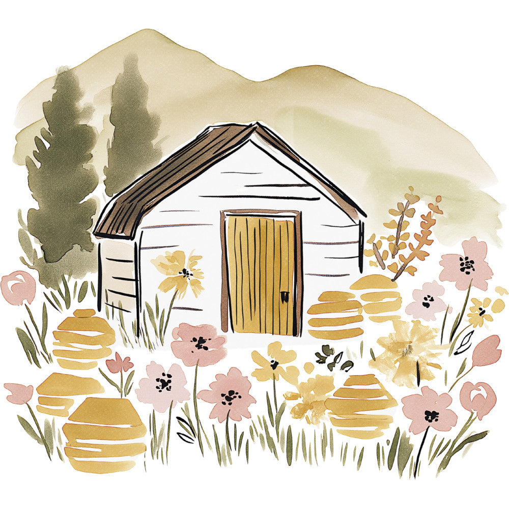 Honey Meadows Fabric Panel 24