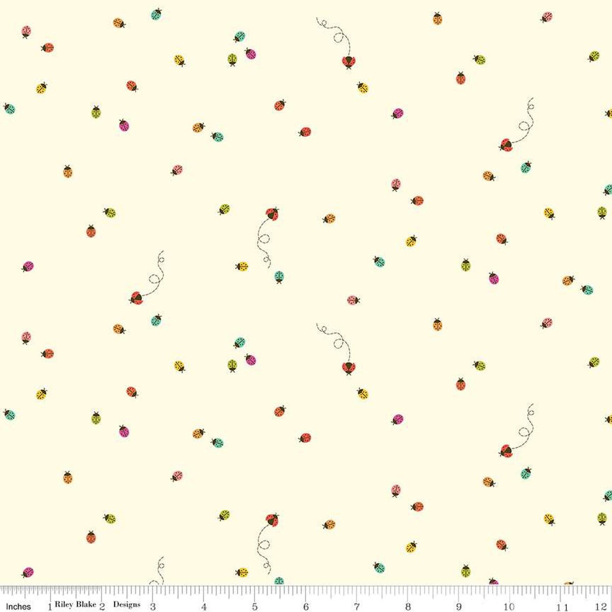 Hush Hush 5 Little Ladies Cotton 43"/44" Fabric Per Yard