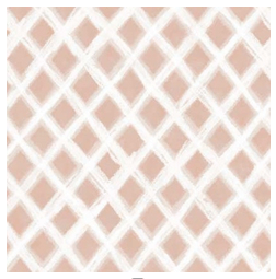 Hydrangea Reverie - Lattice - Rose 44" / 45" Fabric Per Yard