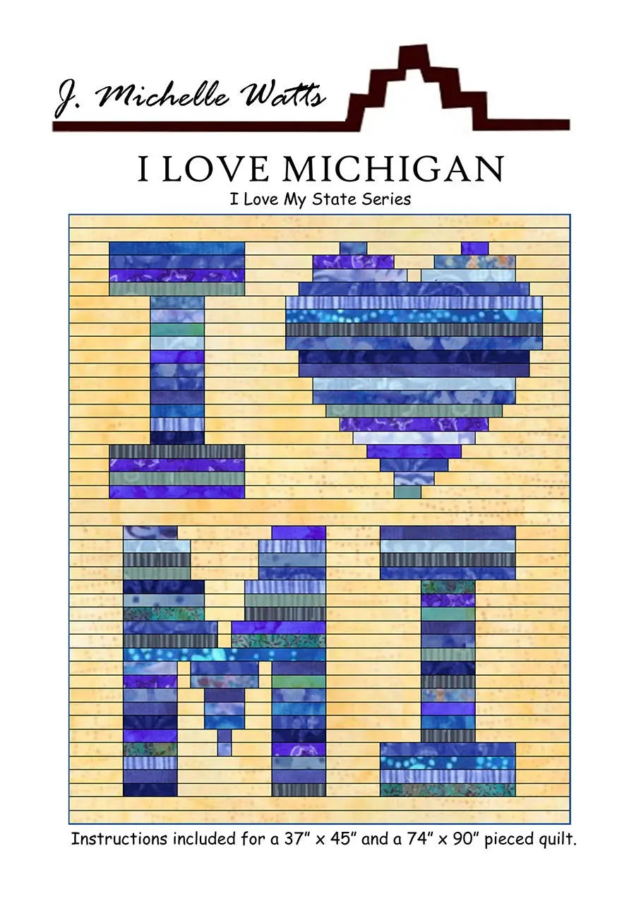 I Love Michigan - Linda's Electric Quilters