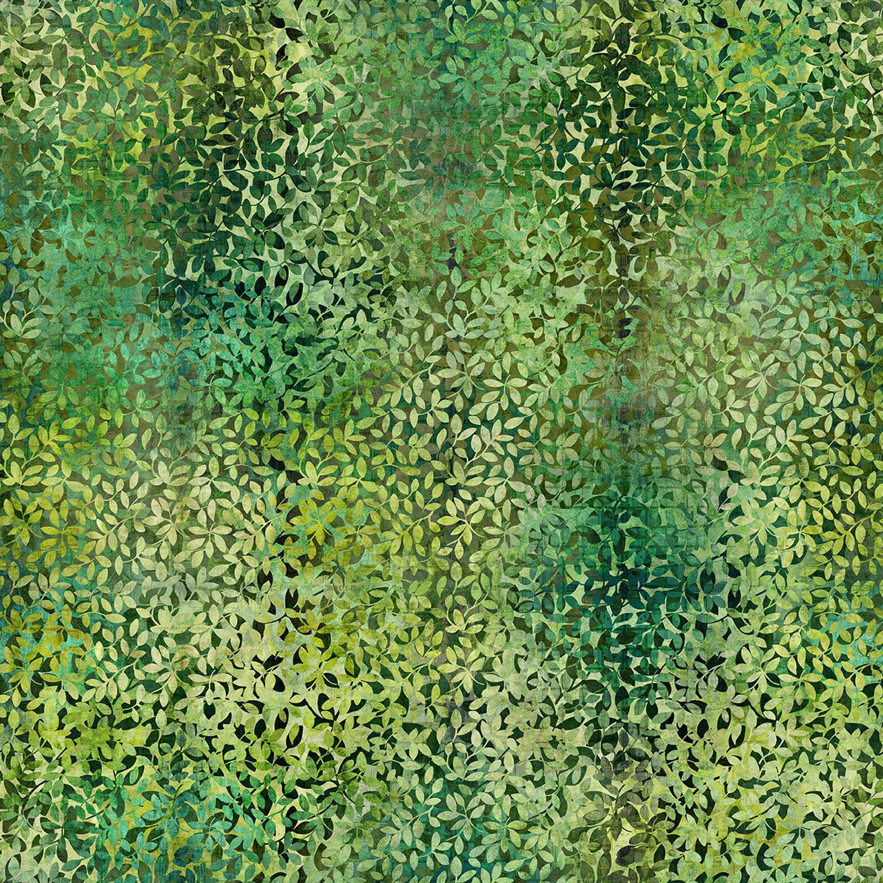 Leaves Green Evanescence Cotton 43/44 Fabric Per Yard