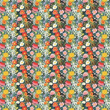Multi Digital Melissa Lovelies 44"/45" Cotton Fabric Per Yard