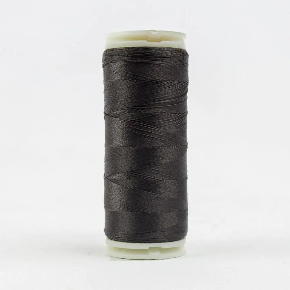 IF168 - InvisaFil™ 100wt Cottonized Polyester Charcoal Thread WonderFil USA