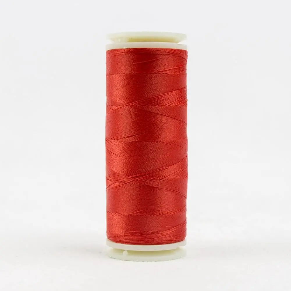 IF202 - InvisaFil™ 100wt Cottonized Polyester Red Thread WonderFil USA