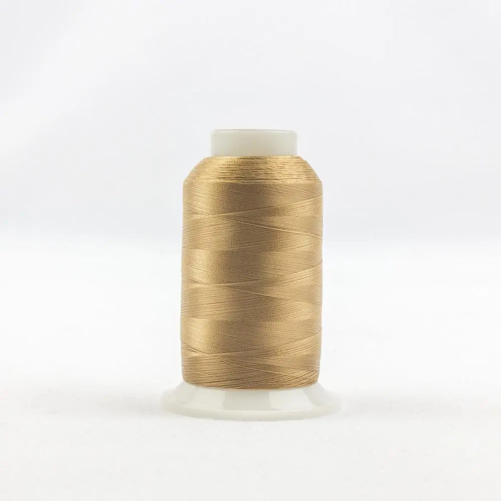 IF414 - InvisaFil™ 100wt Cottonized Polyester Soft Tan Thread WonderFil USA