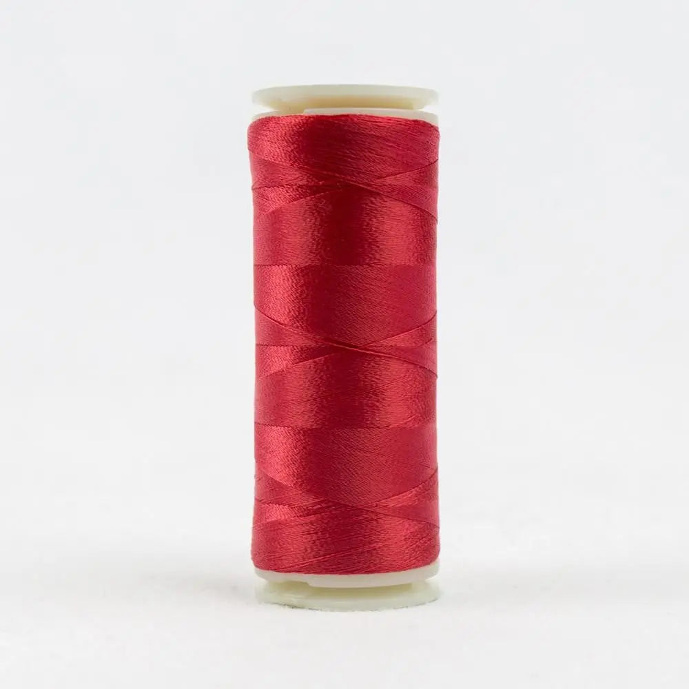 IF605 - InvisaFil™ 100wt Cottonized Polyester Christmas Red Thread WonderFil USA