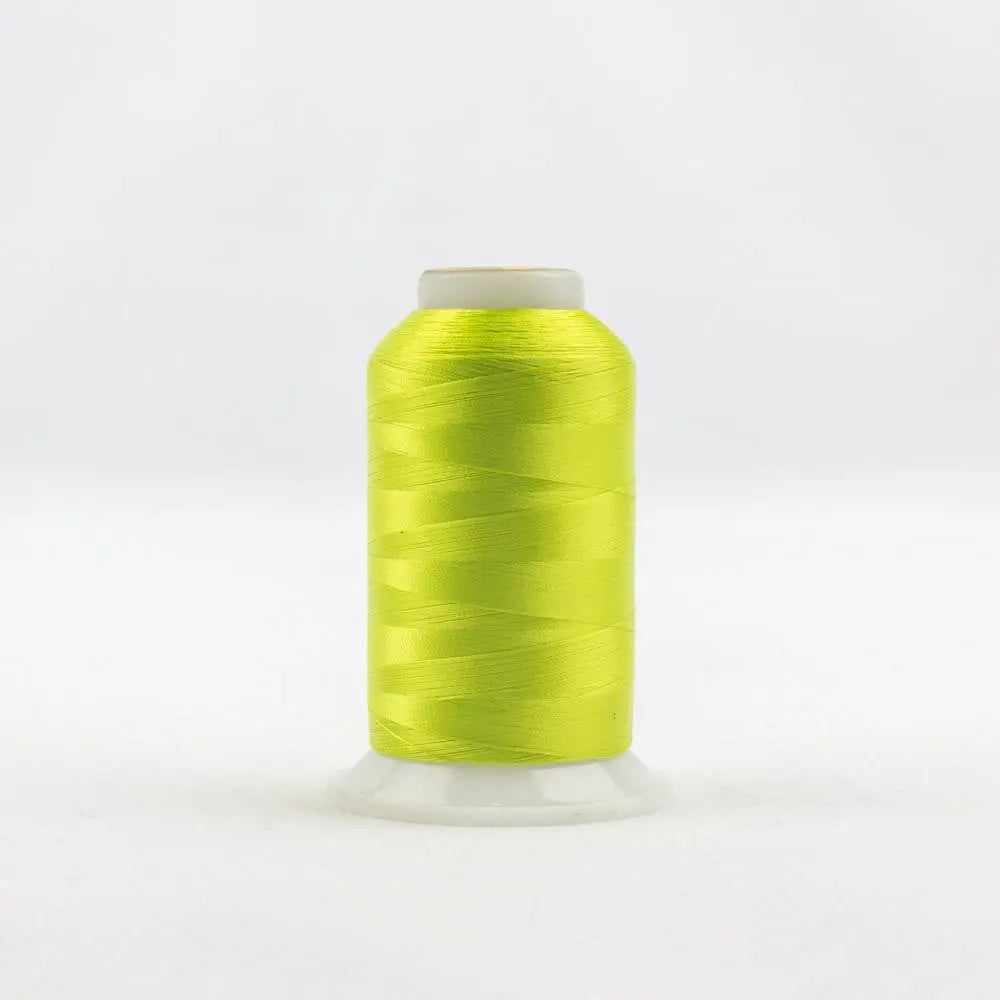 IF702 - InvisaFil™ 100wt Cottonized Polyester Chartreuse Thread WonderFil USA