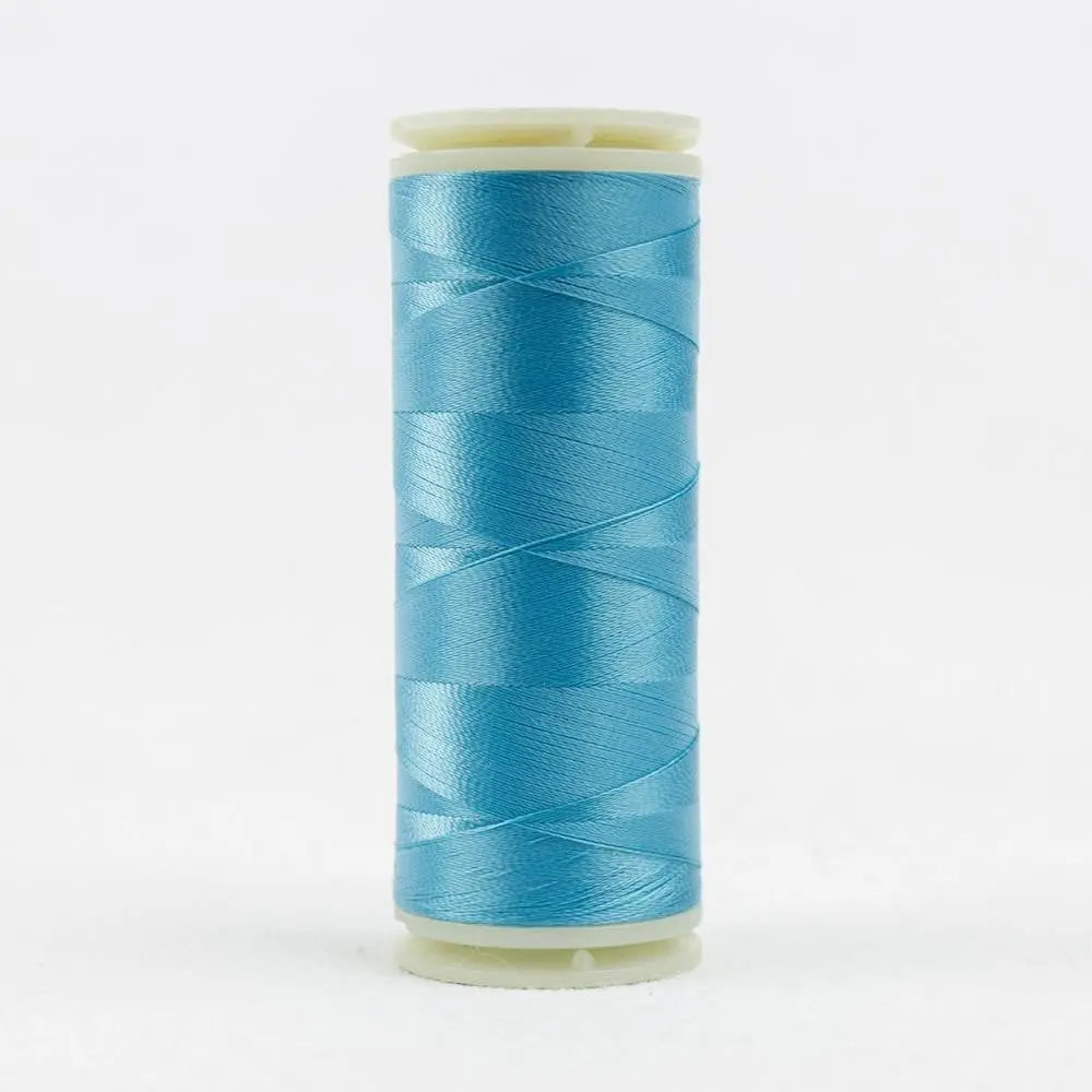 IF716 - InvisaFil™ 100wt Cottonized Polyester Bright Turquoise Thread WonderFil USA