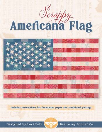 Lori Holt Scrappy Americana flag quilt pattern ISE-294