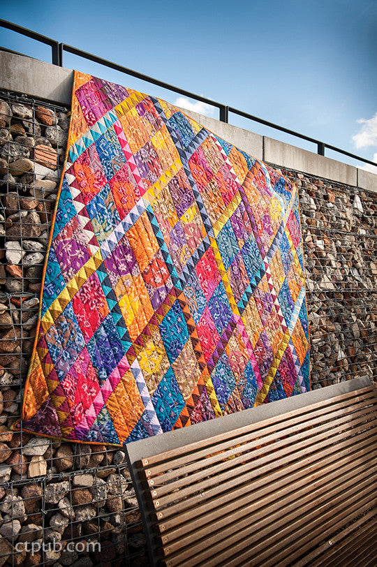 Ikat Diamonds Quilt Pattern