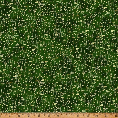 In a Pear Tree Hunter Gold 44 45 inch Fabric Hoffman California Fabrics
