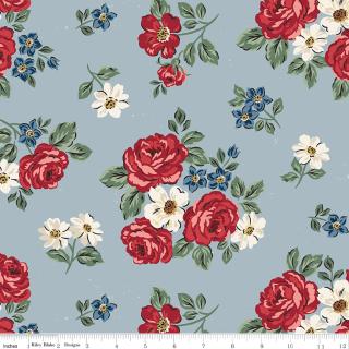 108" 3-Yard Package - Independence - Blue Floral