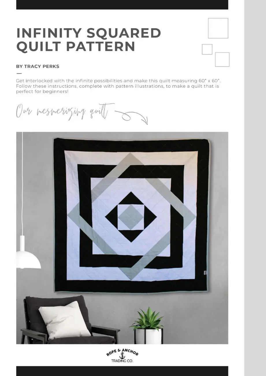 Infinity Squared Quilt Pattern - Linda's Electric Quilters