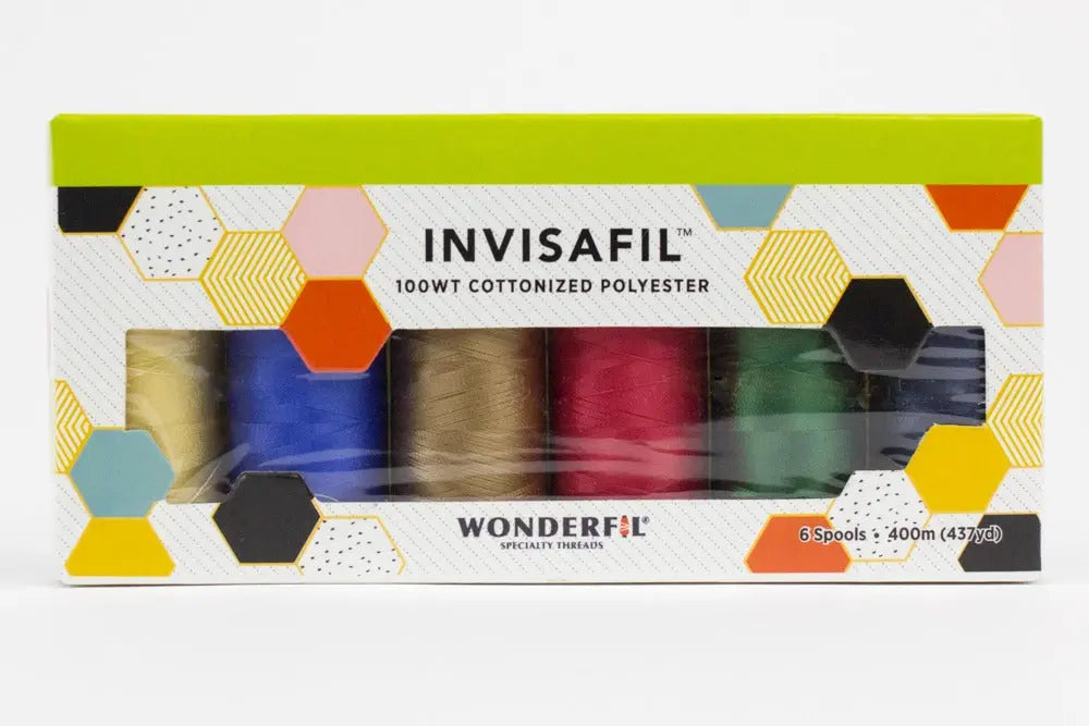 InvisaFil™ Cotton Polyester Thread Set WonderFil USA