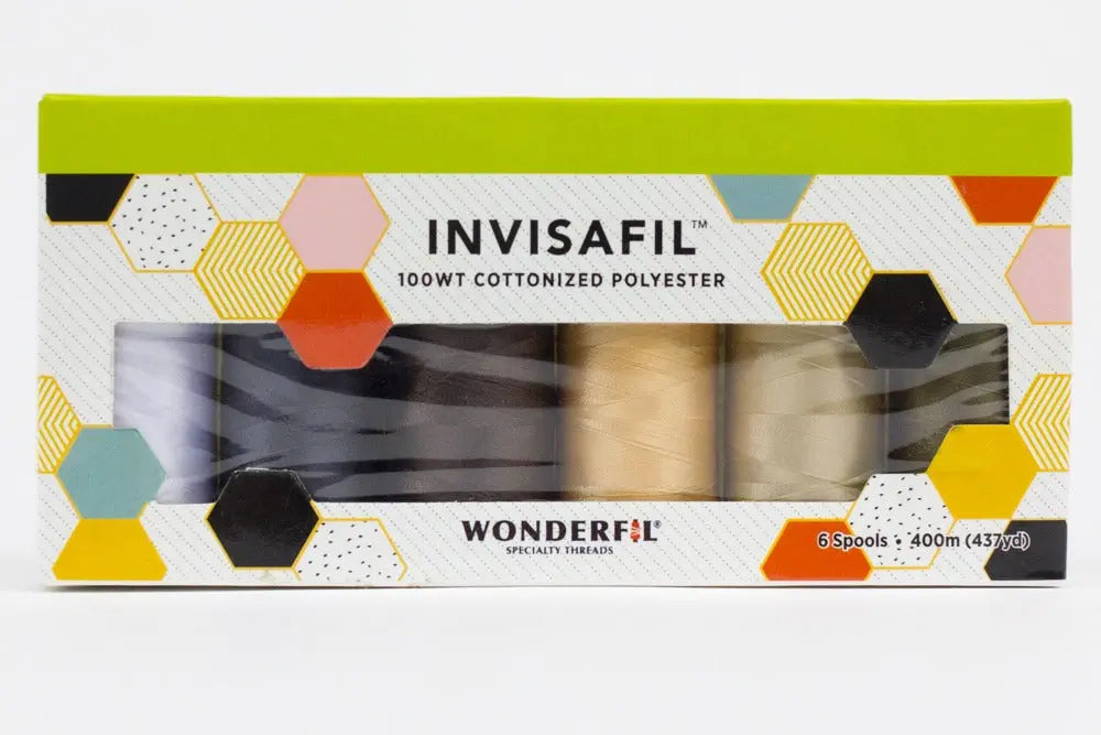 InvisaFil™ Cotton Polyester Thread Set WonderFil USA