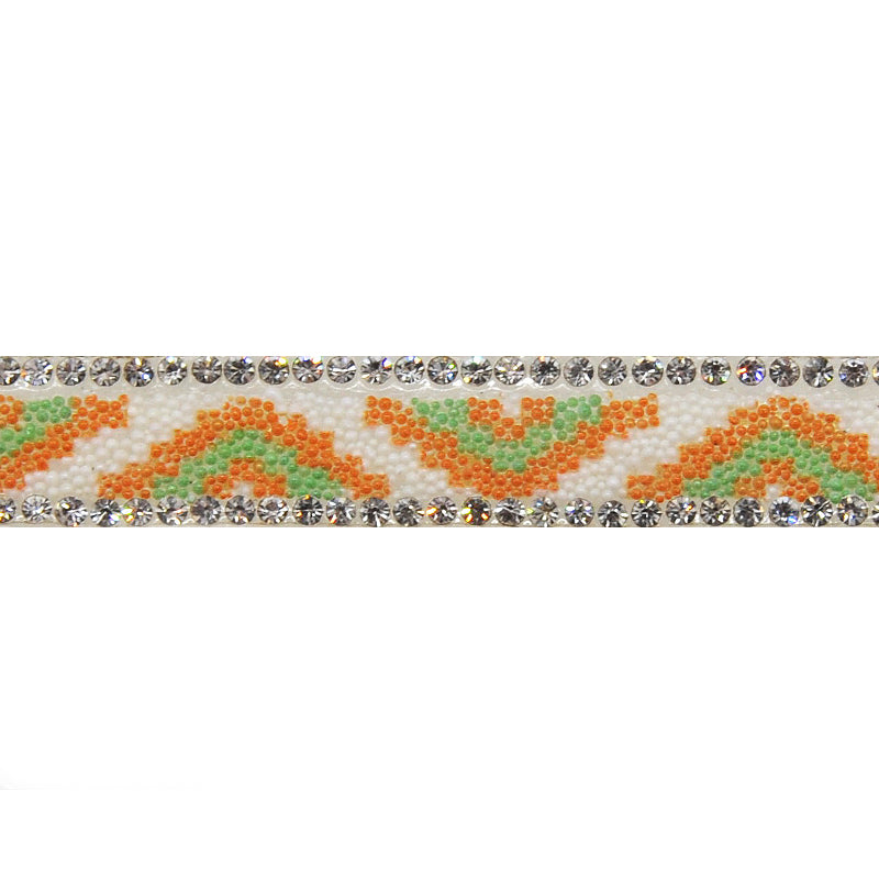 Iron-On Rhinestone Trim - 3/8" Width (5 Yard Roll) - BRSY-26