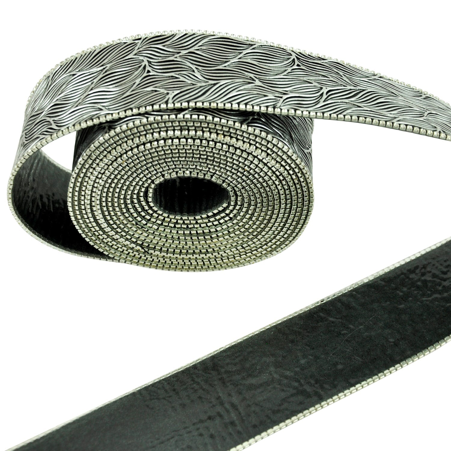 Iron-On Vinyl Rhinestone Trim - 1 7/8" Width (10 YDS)-BVR-705-11