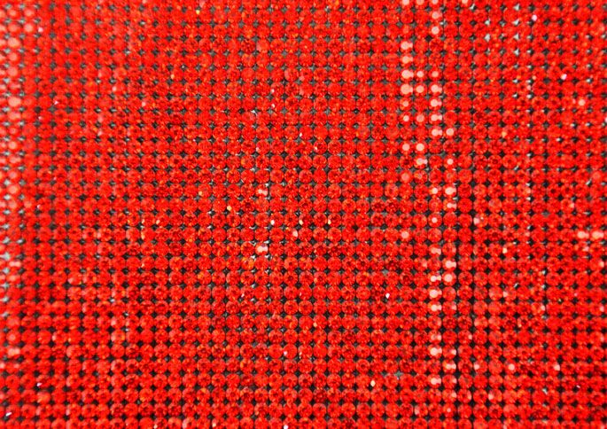 Iron-on Rhinestone Sheet - 15 3/4" x 9 1/2" - BRST-11-22 Siam